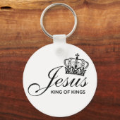 Jezus KONING VAN KINGS Sleutelhanger (Voorkant)