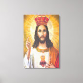 Jezus Koning verpakt Canvas Afdruk (Voorkant)