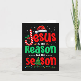 Jezus Kostuum Trotse Reden Voor Seizoen Kerstdag Kaart