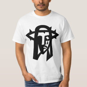 Jezus kroon van de borsten t-shirt