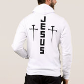 Jezus kruist Christelijk geloof voor gelovigen Hoodie (Achterkant)