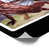 Jezus kruist satan Basketball op Poster (Hoek)