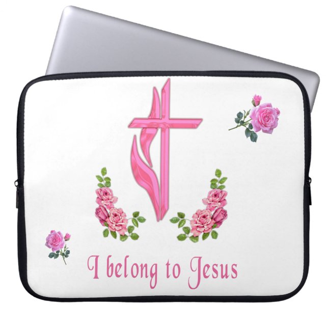 Jezus Laptop Sleeve (Voorkant)