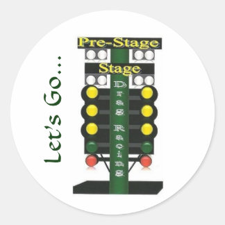 Jezus, laten we gaan... ronde sticker