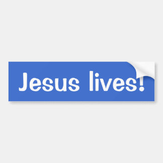 Jezus leeft! bumpersticker