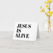 Jezus leeft Christus is opgestaan Citaten God niet Kaart (Gele Bloem)