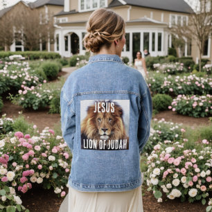 JEZUS LEEUW VAN JUDAH Denim jean jas Jacket