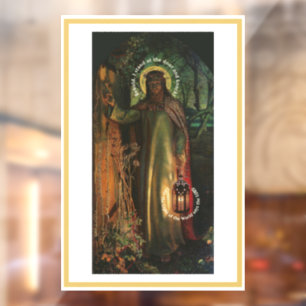 Jezus Licht van de wereld Raamsticker