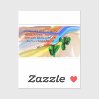 Jezus licht van de wereld sticker