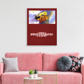 Jezus liefde canvas afdruk (Insitu (Woonkamer))