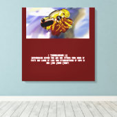 Jezus liefde canvas afdruk (Insitu (Houten vloer))