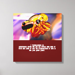 Jezus liefde canvas afdruk