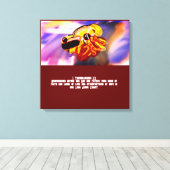 Jezus liefde canvas afdruk (Insitu (Houten vloer))