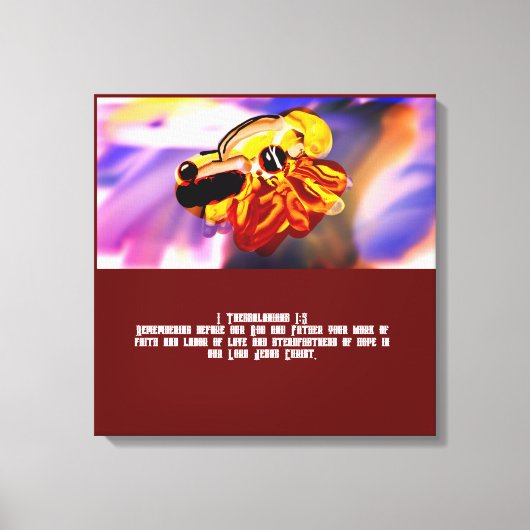 Jezus liefde canvas afdruk (Voorkant)