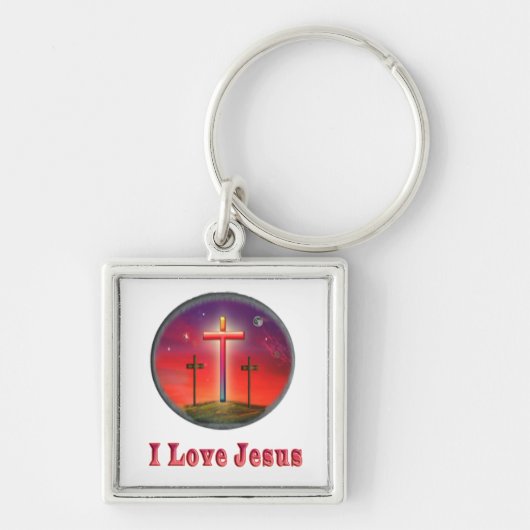 Jezus liefde sleutelhanger (Voorkant)