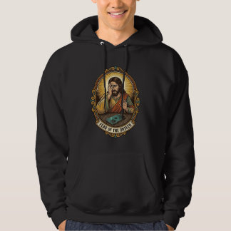 Jezus liet het telefoonscherm op de dansvloer van  hoodie