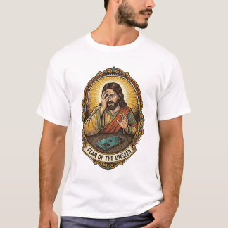 Jezus liet het telefoonscherm op de dansvloer van  t-shirt
