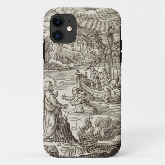 Jezus loopt op het water Case-Mate iPhone case (Achterkant)