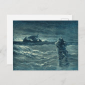 Jezus loopt op het Zee | Bijbel Briefkaart (Voorkant / Achterkant)