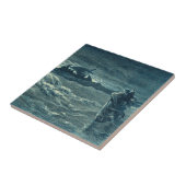 Jezus loopt op het Zee | Bijbel Tegeltje (Zijkant)