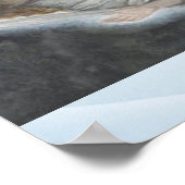 Jezus loopt op het zee poster (Hoek)