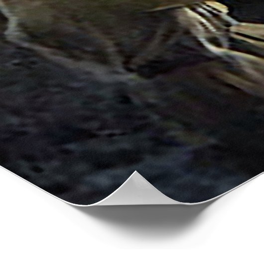 Jezus loopt op water 3 en Sint-Peter Poster Wide (Hoek)