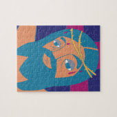 Jezus Lord Savior Messiah over het kruis Legpuzzel (Horizontaal)