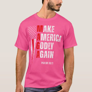Jezus Maak Amerika Goddelijk Opnieuw Amerikaanse P T-shirt