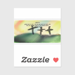 Jezus manier sticker