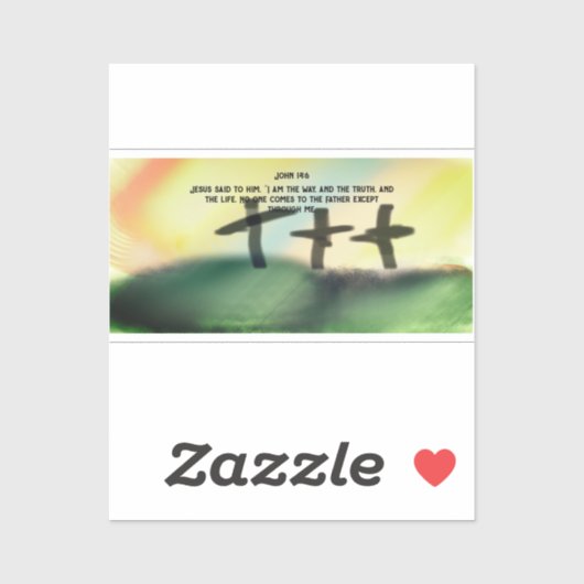 Jezus manier sticker (Vel)