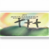 Jezus manier sticker (Voorkant)