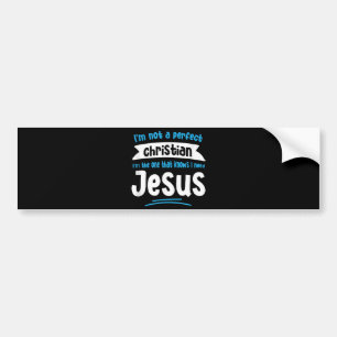 Jezus Mannen Vrouwen Kinderen Fun Christelijke Fai Bumpersticker