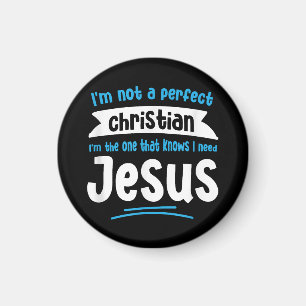 Jezus Mannen Vrouwen Kinderen Fun Christelijke Fai Magneet