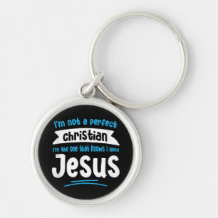 Jezus Mannen Vrouwen Kinderen Fun Christelijke Fai Sleutelhanger