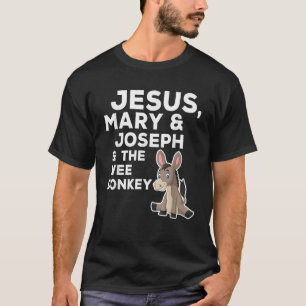 Jezus Maria Jozef en de kleine ezel T-shirt