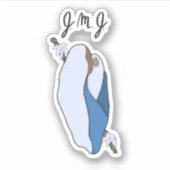 Jezus, Maria, Jozef Katholieke Sticker (Voorkant)