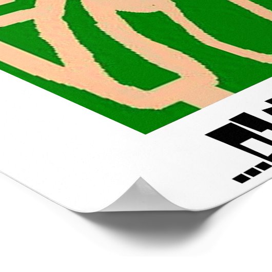 Jezus maze poster (Hoek)