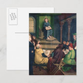 Jezus met de dokters briefkaart (Voorkant / Achterkant)