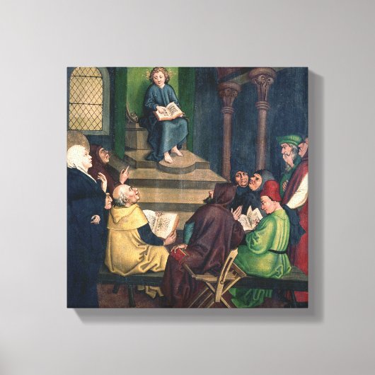 Jezus met de dokters canvas afdruk (Voorkant)
