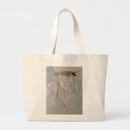 Jezus met de Kroon van Thorns Grote Tote Bag (Voorkant)