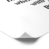 Jezus met ons poster (Hoek)