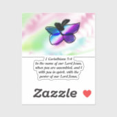 Jezus met ons sticker (Vel)