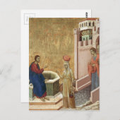Jezus met vrouw goed briefkaart (Voorkant / Achterkant)