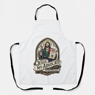 Jezus Mijn Advocaat Jezus Rechtszaal Advocaat Chri Schort