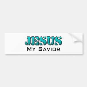 Jezus, mijn redder bumpersticker