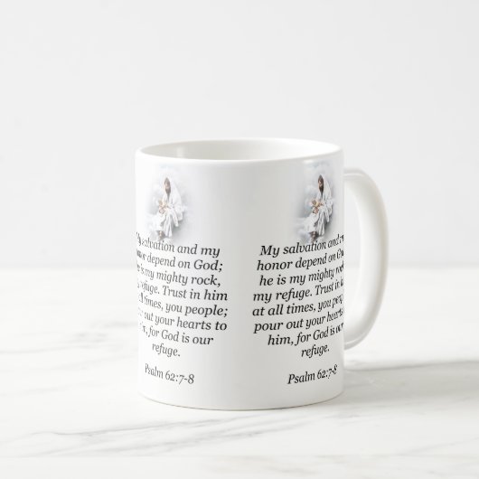 Jezus Mok Psalm 62:7-8 (Voorkant rechts)