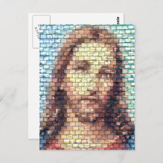 Jezus montage briefkaart (Voorkant / Achterkant)