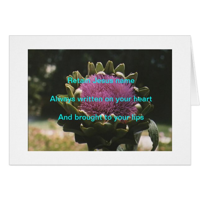 Jezus naam behouden (Voorkant Horizontaal)