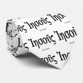 Jezus (naam in het Grieks) Necktie Stropdas (Opgerold)
