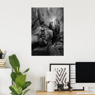 Jezus naïef aan het poster